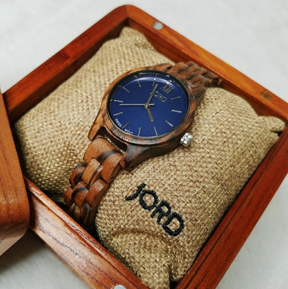 Hand crafted wooden watch